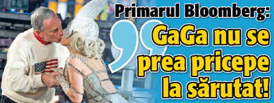 Primarul Bloomberg: “GaGa nu se prea pricepe la sarutat!”