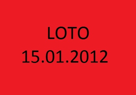 Numere LOTO, extragerea de duminica, 15 ianuarie 2012 (15.01.2012) – Loto 6/49, Noroc, Joker, Noroc Plus, Loto 5/40, Super Noroc