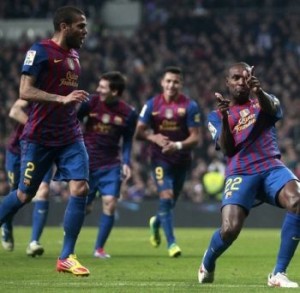 Real Madrid și FC Barcelona s-au întâlnit aseară într-o partidă contând pentru manșa întâi a sferturilor de finală al Copei del Rey, Cupa Spaniei la fotbal. Barcelona s-a impus cu 2-1 la capătul unui joc dominat de catalani de la un capăt la altul.