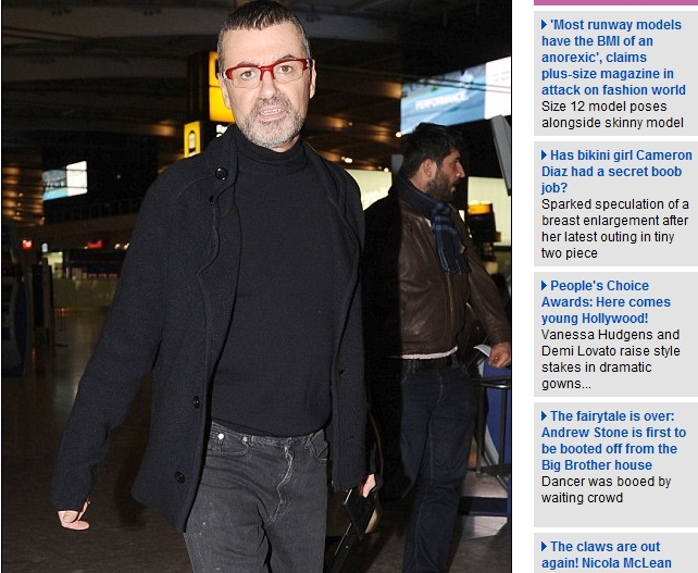 UITE cum arata George Michael dupa luni de lupta cu pneumonia!