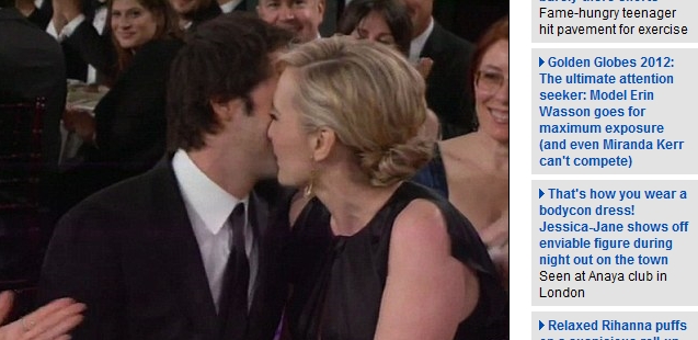 Globurile de Aur: Uite cum a felicitat-o iubitul pe Kate Winslet pentru premiul castigat!-VIDEO