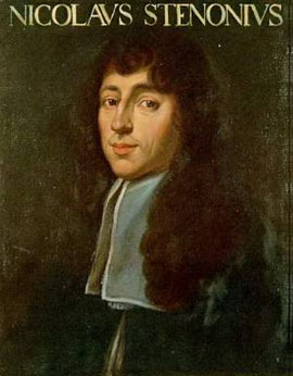374 ani de la nasterea lui Nicolas Steno