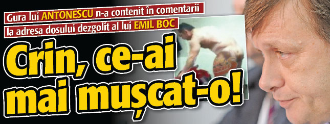 Boc in fundul gol, Crin cu gura plina