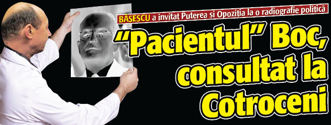 „Pacientul” Boc, consultat la Cotroceni
