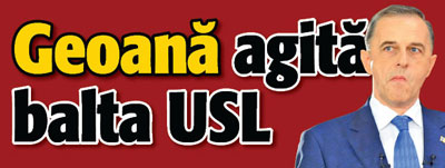 Geoana agita balta USL