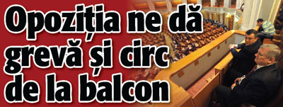 Opozitia ne da greva si circ