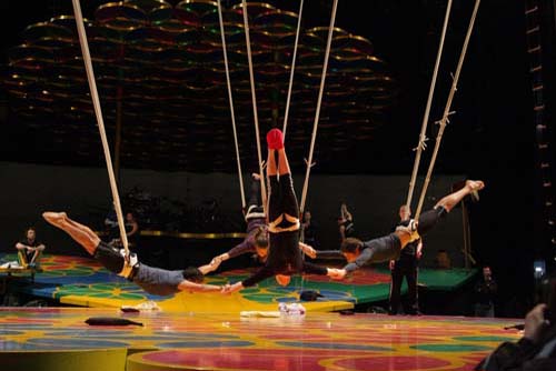 Scene HORROR: O acrobata a Cirque du Soleil a cazut in gol, in timpul unui show in Vegas (VIDEO)