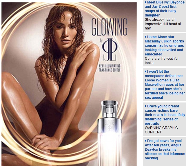 Jennifer Lopez, goala-goluta! Diva latino isi promoveaza noul parfum cu ajutorul unei imagini super sexy!