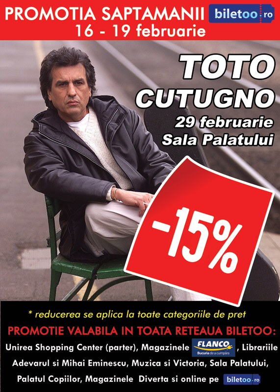 Biletele mai ieftine la concertul lui Toto Cutugno. Afla in ce perioada! – VIDEO