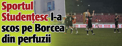 Sportul Studentesc l-a scos pe Borcea din perfuzii