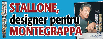 Stallone, designer pentru Montegrappa