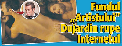 Fundul „Artistului” Dujardin rupe Internetul