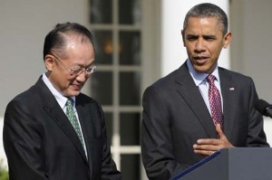 U.S. President Barack Obama introduces Dartmouth College president Jim Yong Kim as his nominee for the next president of the World Bank, at the White House in Washington - Ziarul National