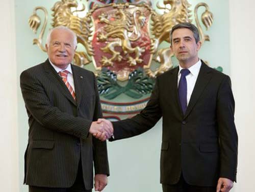 Presedintele bulgar l-a primit pe omologul „polonez”  Vaclav Klaus