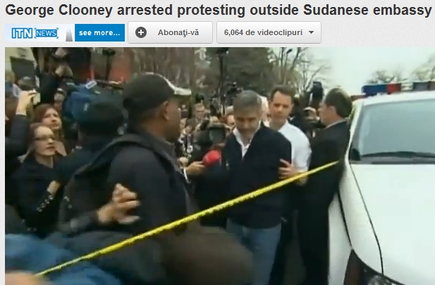 George Clooney a fost eliberat din arest