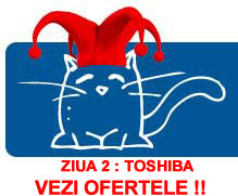 Laptopurile Toshiba sunt vedetele campaniei Crazy Days la eMag