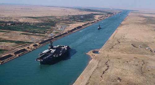 Iranienii planuiesc sa scufunde o nava israeliana in Canalul Suez