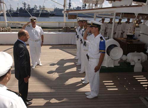 Basescu, din nou pe punte