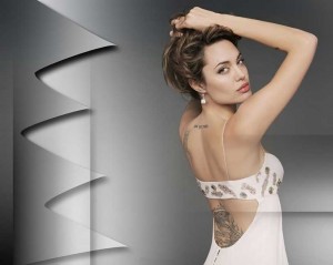 Angelina Jolie White-Dress