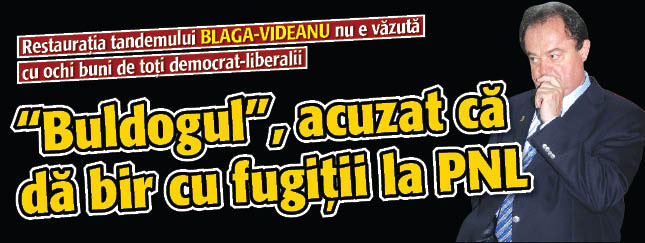 “Buldogul”, acuzat ca da bir cu fugitii la PNL