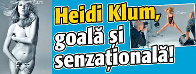 Heidi Klum, goala si senzationala!