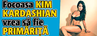 Kim Kardashian vrea sa fie primarita
