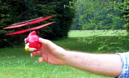 Angry Birds s-a mutat de pe smartphone in elicopter