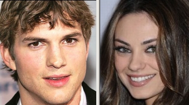 Dovada ca Ashton Kutcher si Mila Kunis sunt impreuna: Un sarut in vazul colegilor!