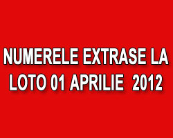 Numerele extrase la loto 6 din 49 duminica 1 Aprilie 2012 pot sa aduca castiguri de peste 2,6 milioane euro