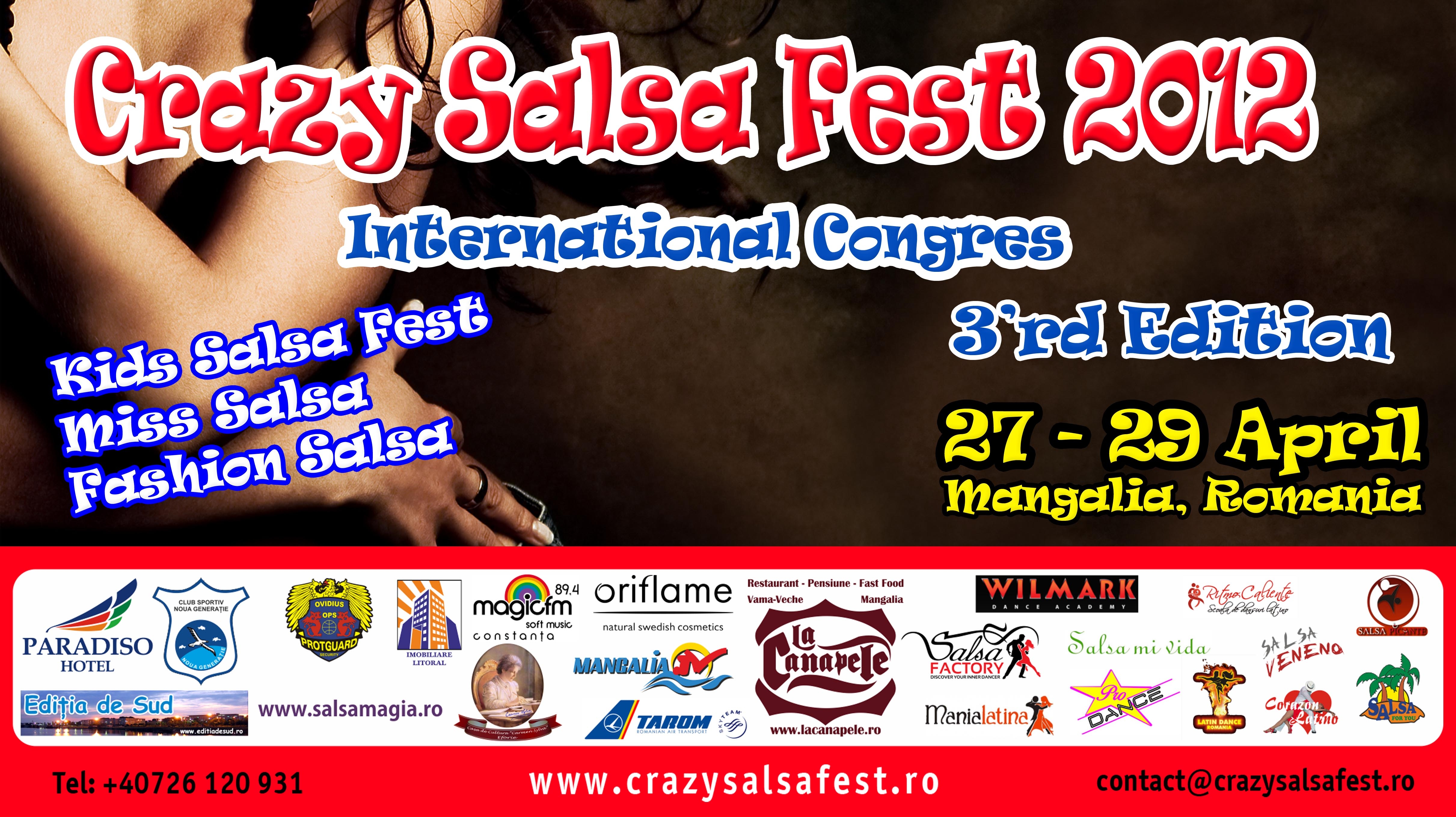 Crazy Salsa Fest, a treia editie, in sprijinul a doua cazuri sociale!