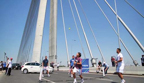 Tecau a blocat circulatia pe un pod din Belgrad