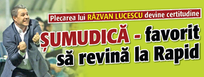Sumudica, favorit in locul lui Lucescu jr.