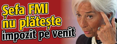 Sefa FMI nu plateste impozit pe venit