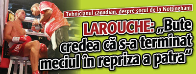 Larouche: „Bute credea ca s-a terminat meciul in repriza a patra”