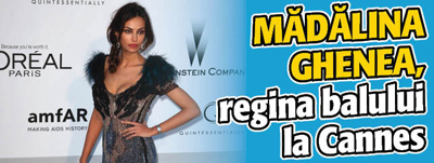 Madalina Ghenea, regina balului la Cannes