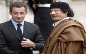 Sarkozy gaddafi2 - Ziarul National
