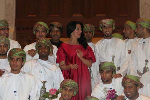 Angela Gheorghiu, luata pe sus de arabi