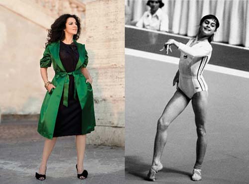 Angela Gheorghiu si Nadia Comaneci promoveaza Romania la Olimpiada