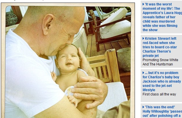 Uite ce dragalasa e fetita lui Bruce Willis!
