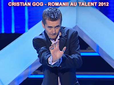 Cristian Gog in finala Romanii au Talent 2012. Vezi raspunsul intrebarii: Este oare posibil?