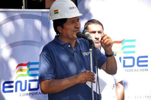Bolivia nationalizeaza sectorul electricitatii