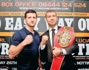 IBF SUPER-MIDDLEWEIGHT TITLE PRESS CONFERENCE 19/3/12CAPITAL F - Ziarul National
