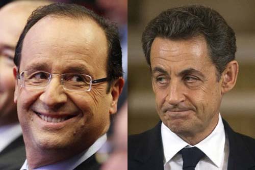 Hollande are un „avans confortabil” fata de Sarkozy
