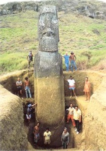 moai 4 insula pastelui - Ziarul National