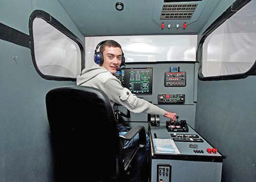 S-a facut pilot la el in dormitor!
