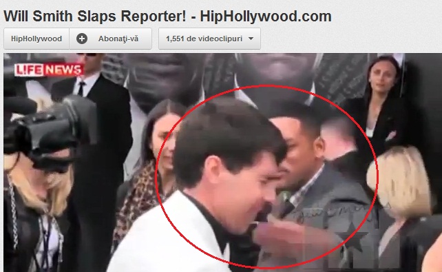 Will Smith a plesnit un reporter care a vrut sa-l sarute! – VIDEO