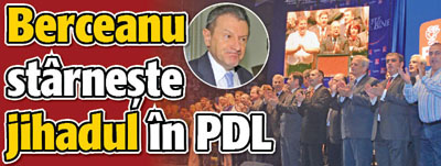 Berceanu starneste jihadul in PDL