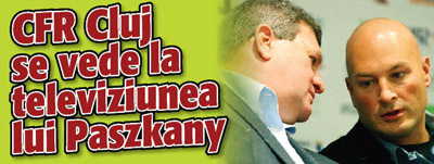 CFR Cluj se vede live pe postul lui Paszkany