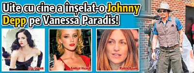 Uite cu cine a inselat-o Johnny Depp pe Vanessa Paradis!