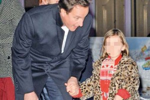 David+Cameron+with+daughter+Nancy+Cameron - Ziarul National